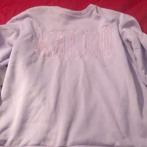 shein oversized Malibu crew neck